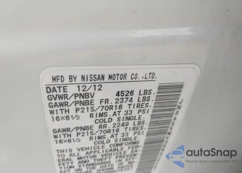 2013 Nissan Rogue S z USA, uszkodzony, nr VIN JN8AS5MV3DW625257